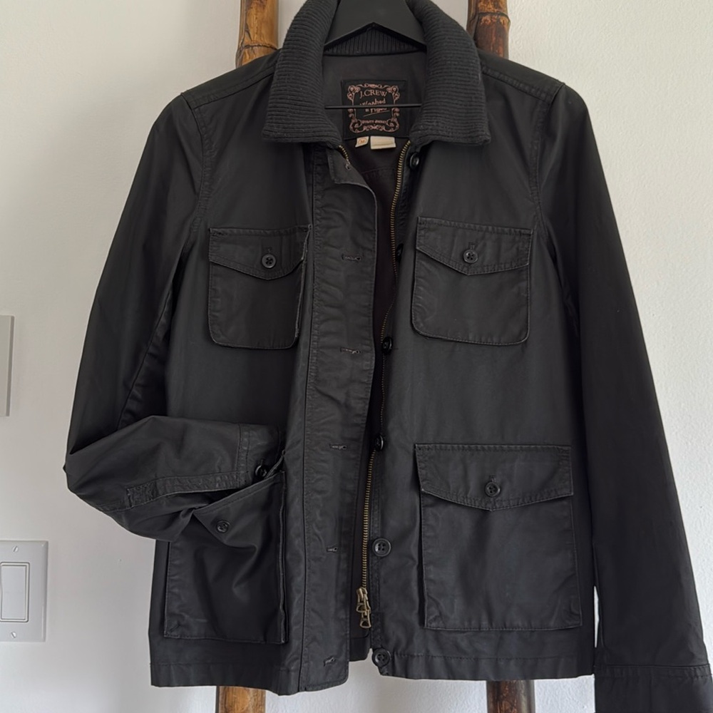 JCrew waxed cotton jacket